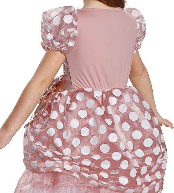Costume Child Disney Minnie Rose Gold Deluxe Dress-Up Size 4-6 S 15701L - Image 5