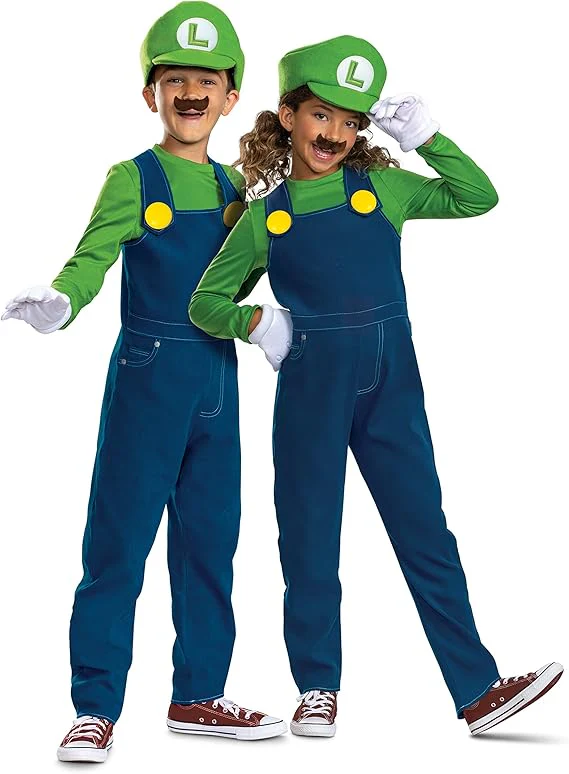 Costume Child Luigi Elevated Dress Up M 7-8