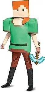 Costume Child Minecraft Alex Deluxe Dress Up 7-8