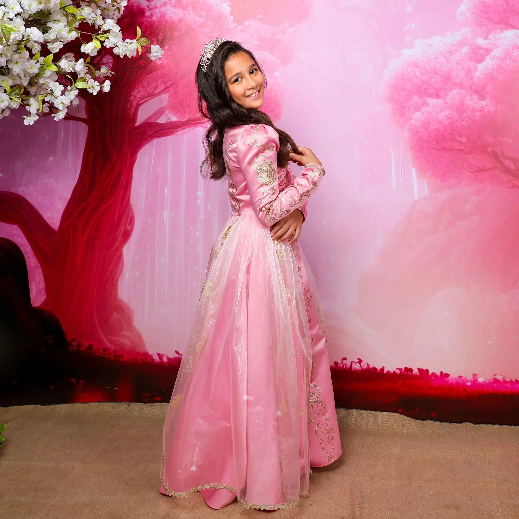 Costume Golden Princess Aurora Prestige Dress Up M 7-8 - Image 2
