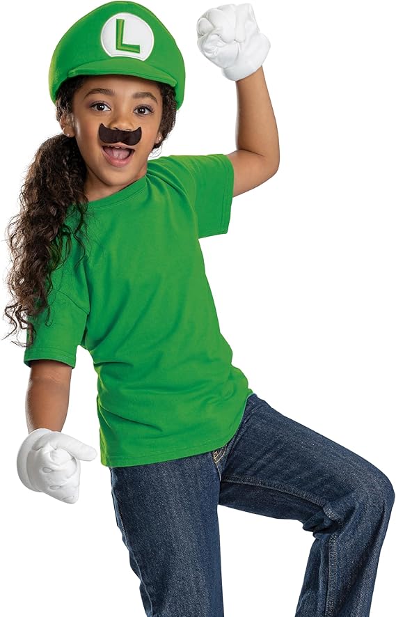 Costume Luigi Elevated Deluxe Accessory Kit 164609