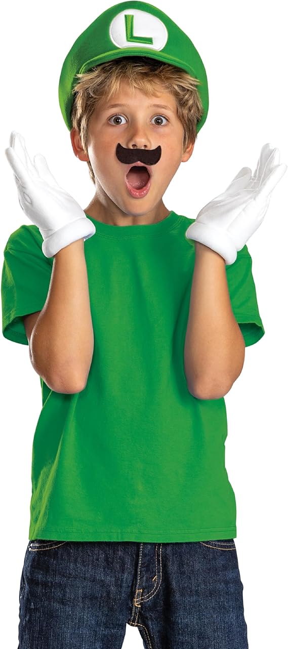 Costume Luigi Elevated Deluxe Accessory Kit 164609 - Image 2