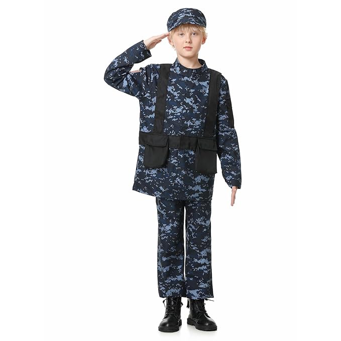 Costume Military Blue 443 8-9 - Image 5