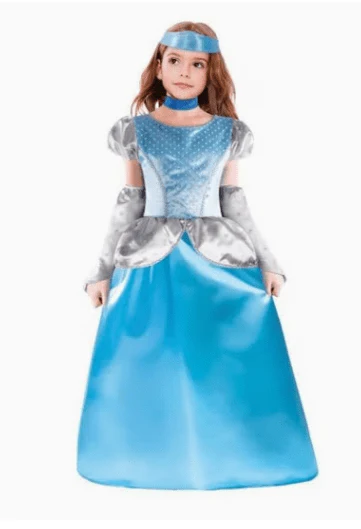 Costume Princess Blue 543 4-5