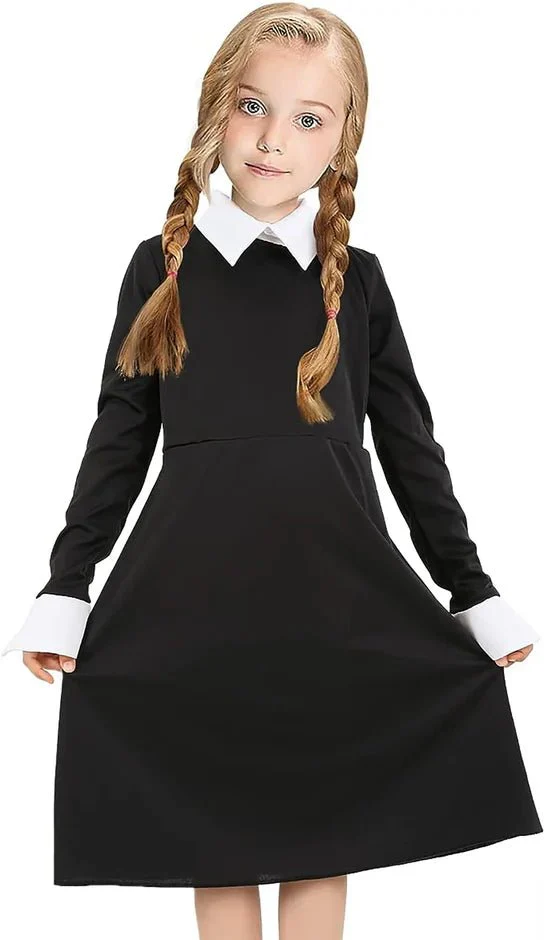 Costume Wednesday Addmas Haunted Child Large 84614-L