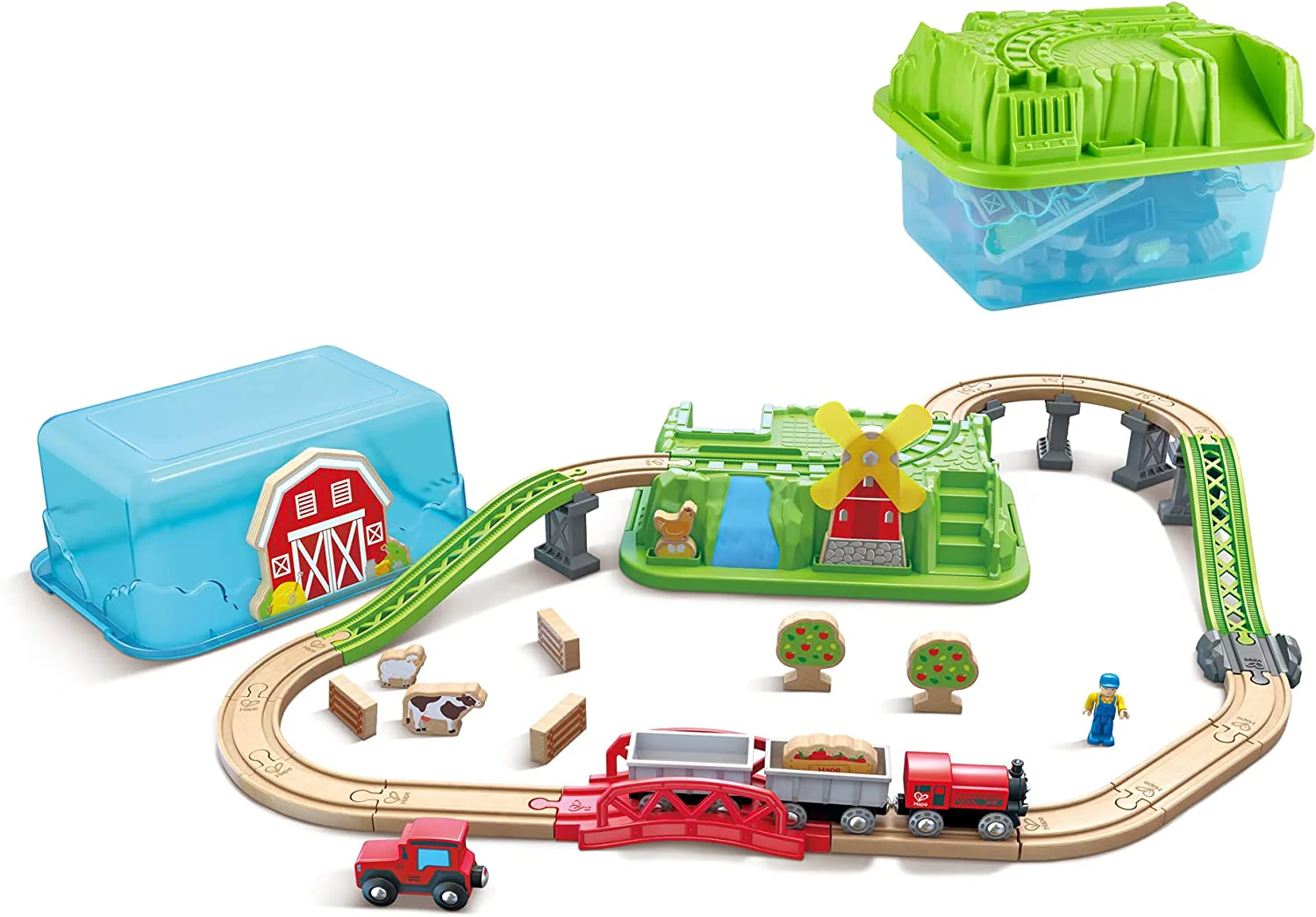 Countryside Train Bucket Railway Set - 41 Pieces - Image 2