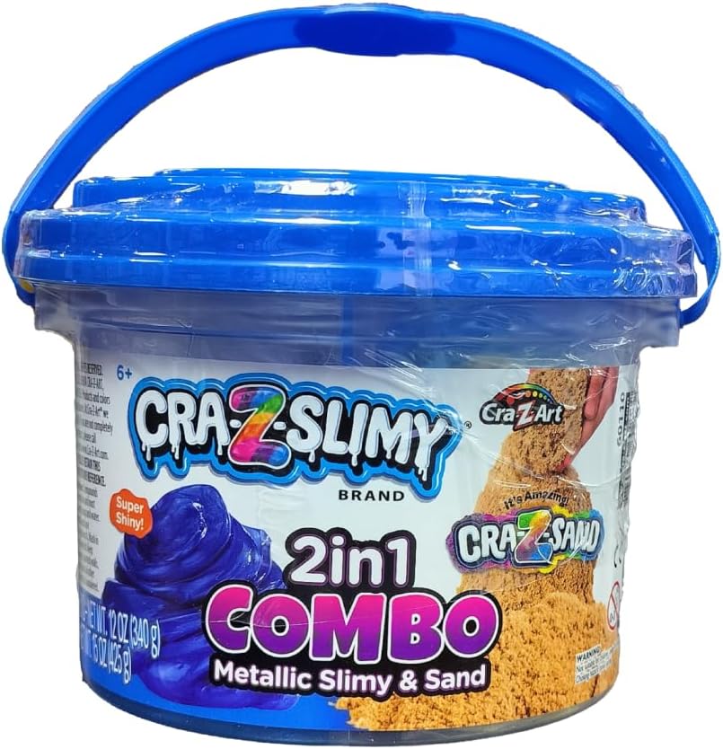 Cra-Z-Slimy 2-in-1 Slimy Sand Combo Bucket CA-60110