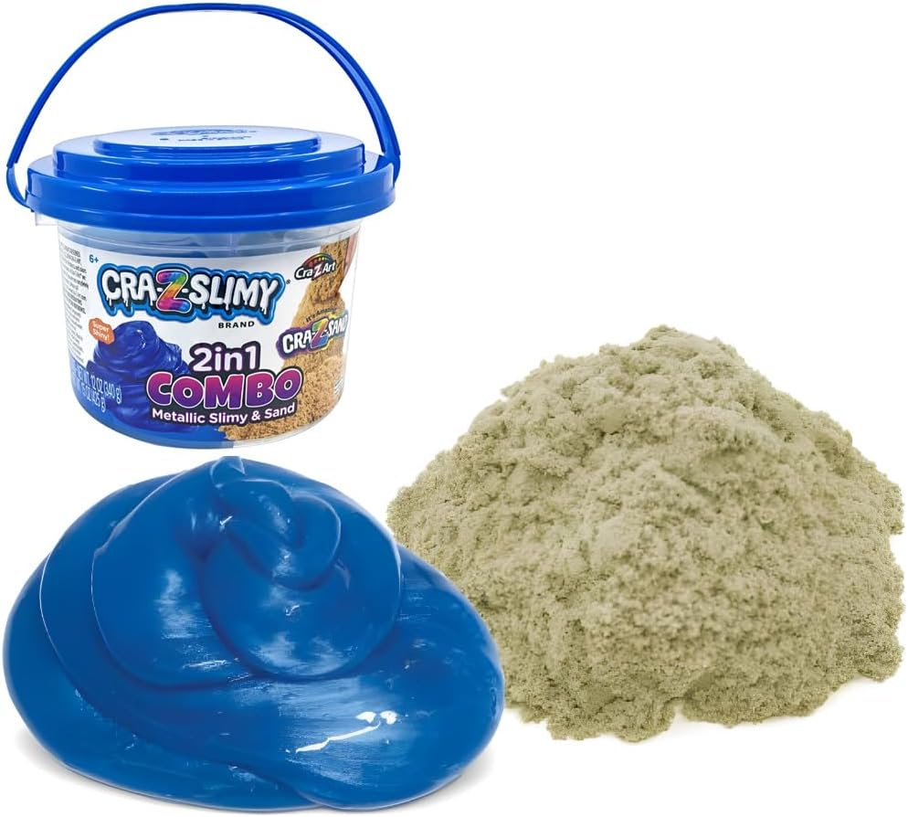 Cra-Z-Slimy 2-in-1 Slimy Sand Combo Bucket CA-60110 - Image 2