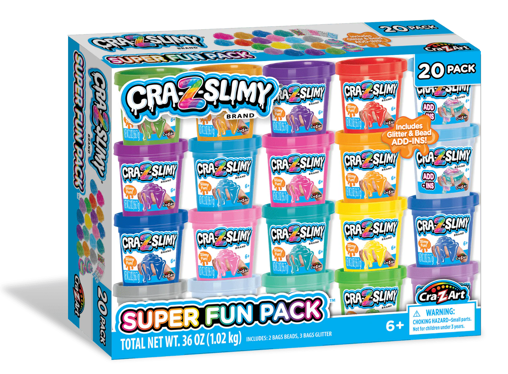 Cra-Z-Slimy Super Fun Pack 20 Pack CA-60023