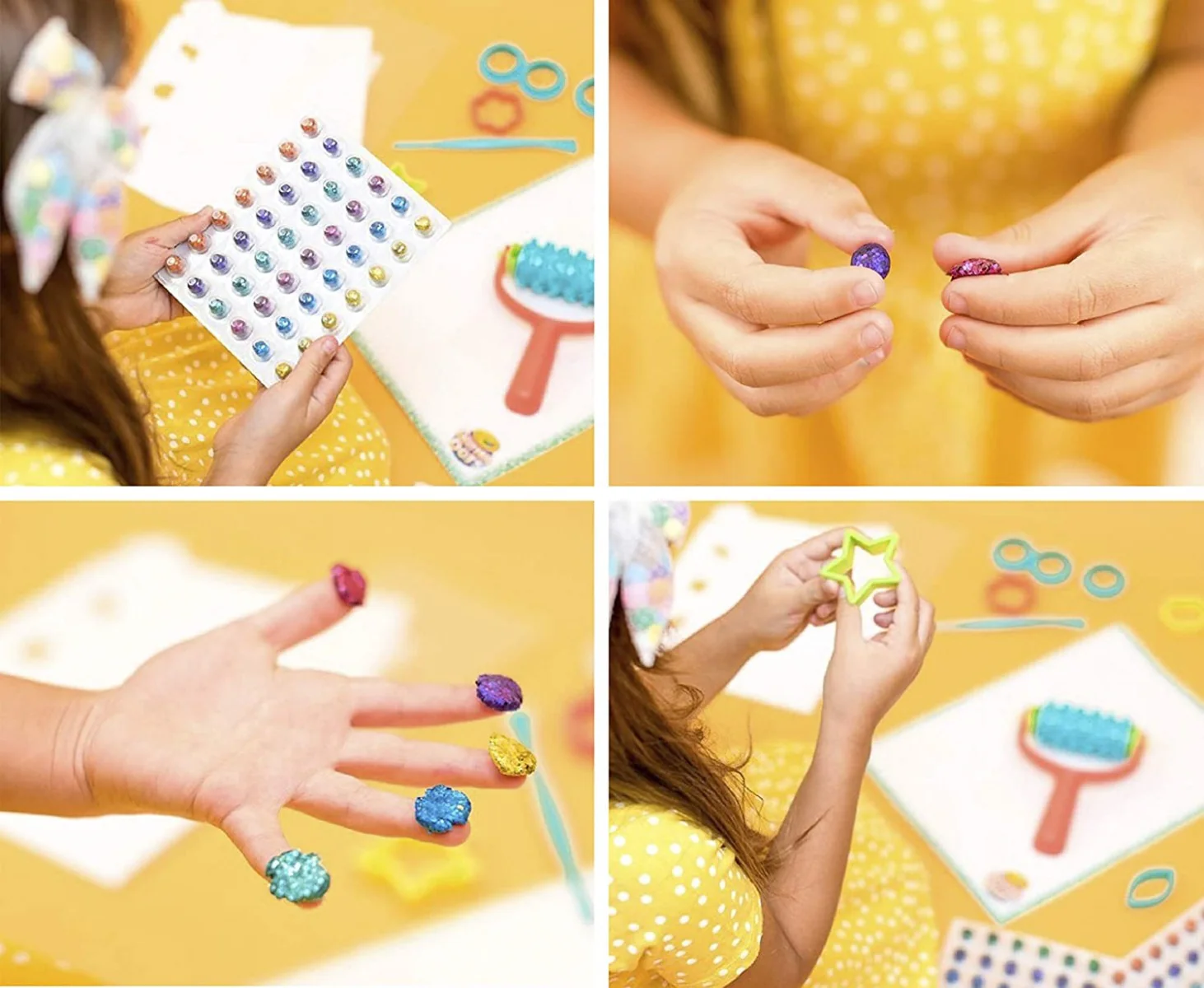 Crayola 106pc Glitter Dots Sparkle Station 04-0704 - Image 7