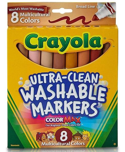 Crayola 8 Ultra-Clean Broad Line Markers
