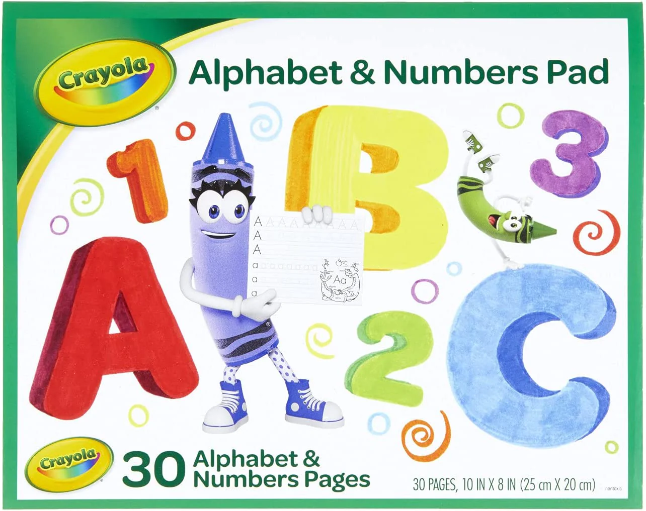 Crayola Alphabet & Numbers Pad 30sheets CY99-3406