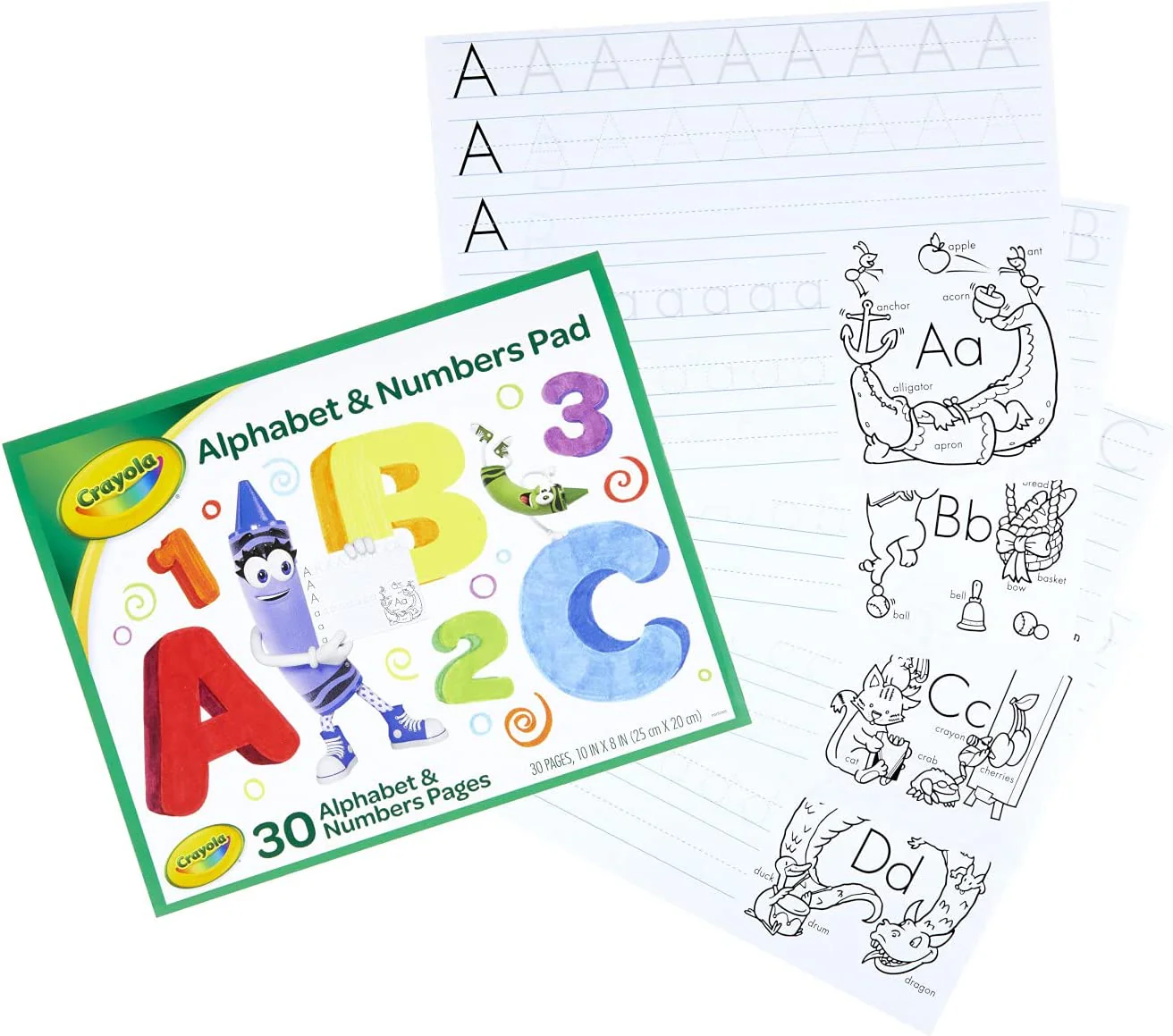 Crayola Alphabet & Numbers Pad 30sheets CY99-3406 - Image 2