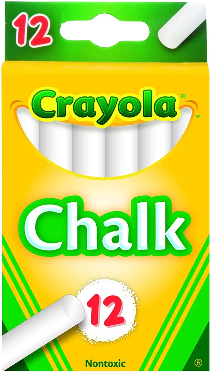 Crayola Anti Dust White Chalk