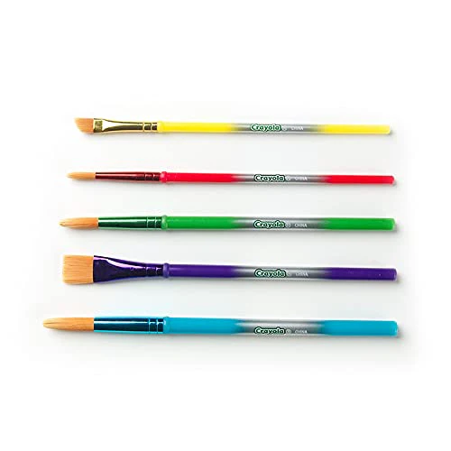 Crayola Art & Craft Brushes-5/Pkg 05-3506 - Image 2