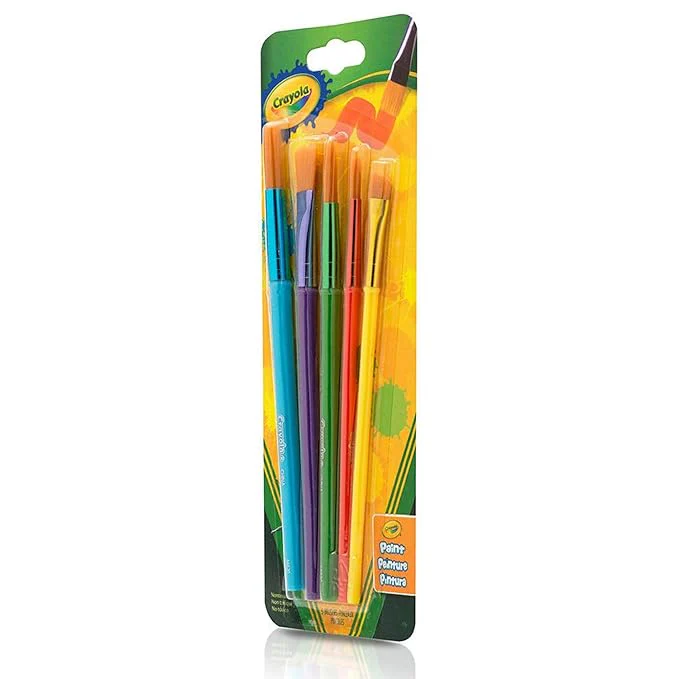 Crayola Art & Craft Brushes-5/Pkg 05-3506 - Image 4
