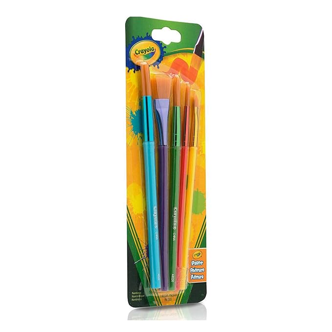 Crayola Art & Craft Brushes-5/Pkg 05-3506 - Image 5