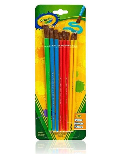 Crayola Art & Craft Paint Brush Set 8ct 05-3516