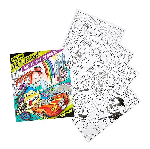 Crayola Art with Edge Coloring Book Art in The Streets CY04-0591 - Image 4