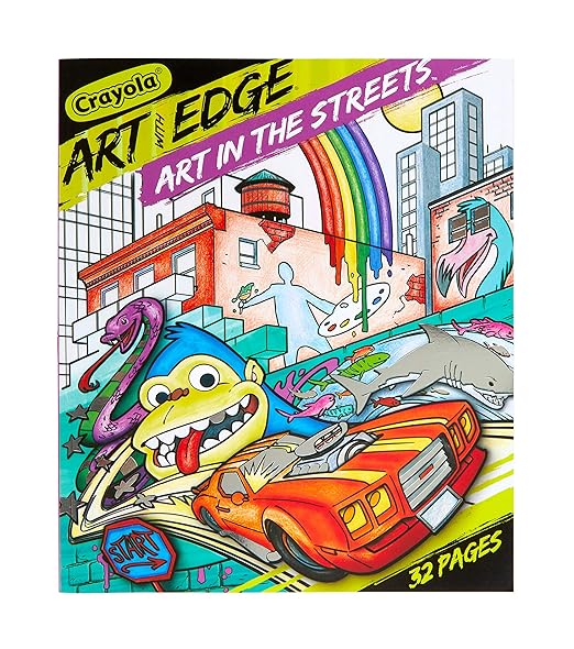 Crayola Art with Edge Coloring Book Art in The Streets CY04-0591 - Image 5