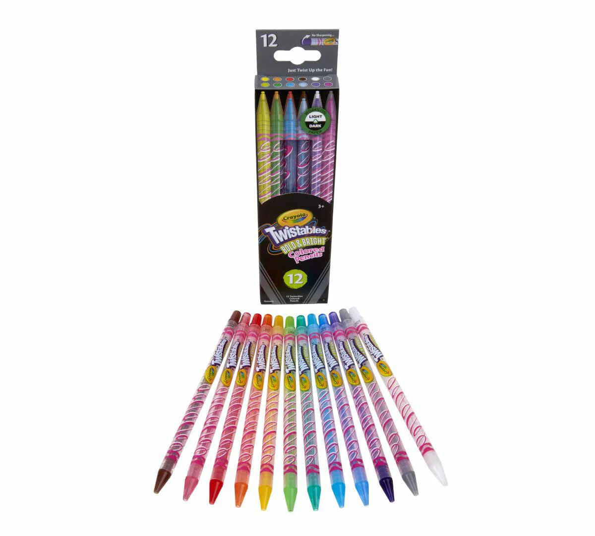 Crayola Bold & Bright Twistable Colored Pencils 12 count - Image 2