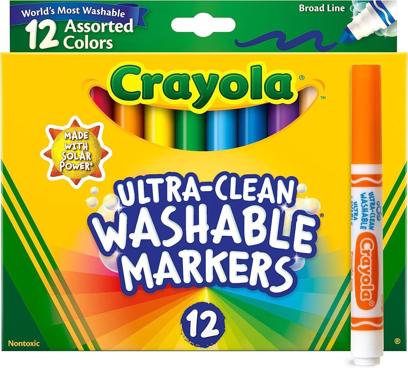 Crayola Broad Line Washable Markers 58-7812