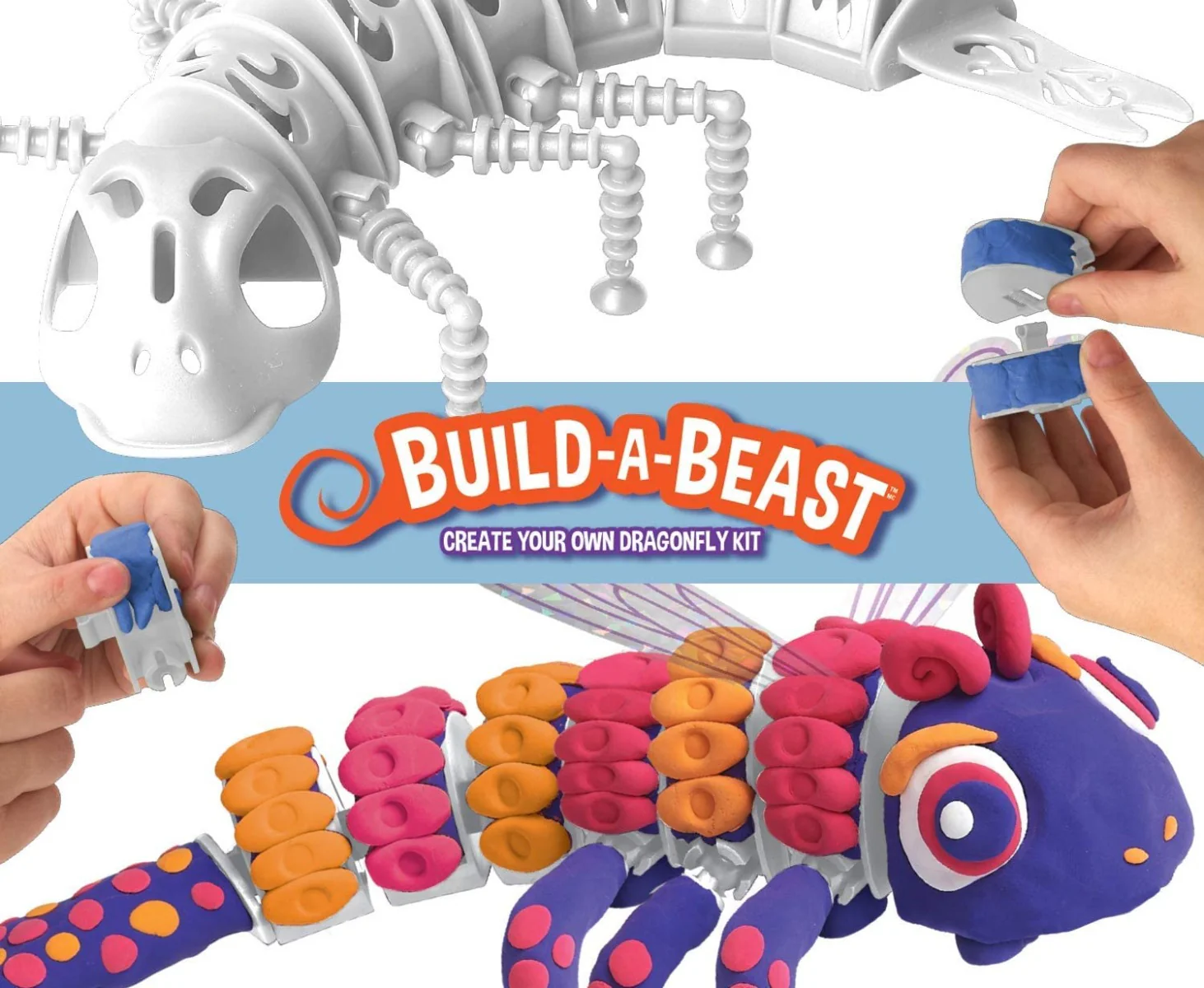 Crayola Build-A-Beast Model Magic Animal Kit Dragonfly 74-7341 - Image 4