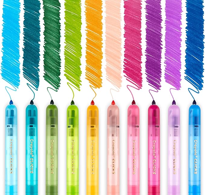 Crayola Clicks Retractable Markers - Bold Marker Point CY58-8373 - Image 3