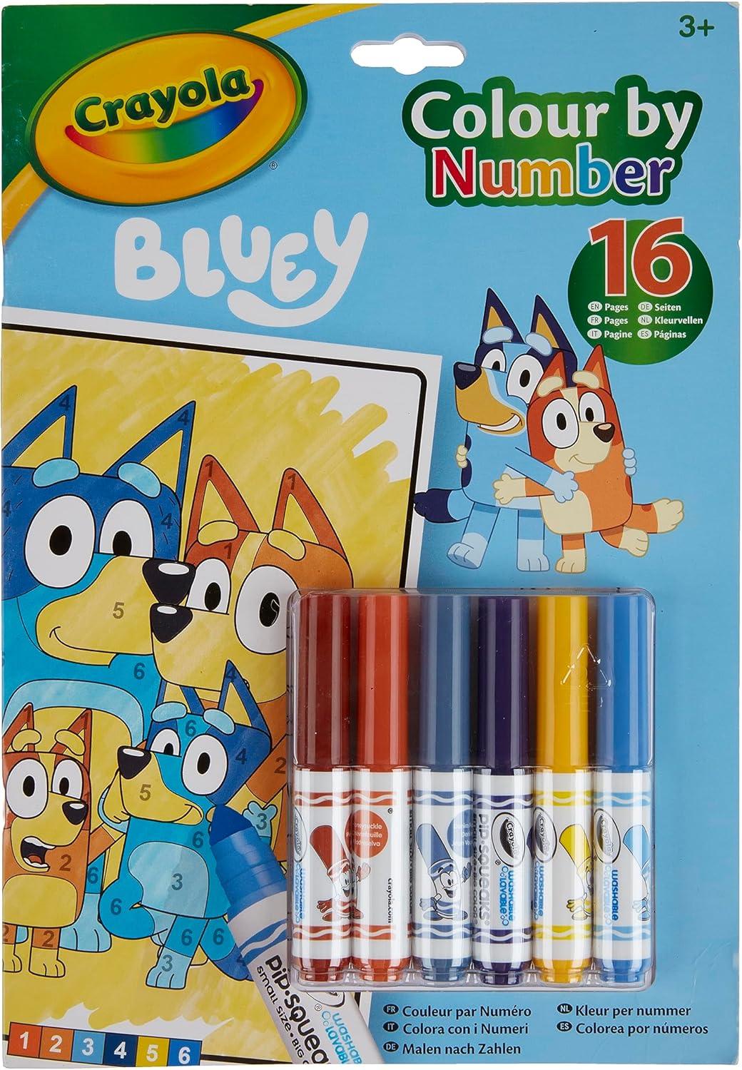 Crayola Color By Number Pad Bluey CY04-2776G