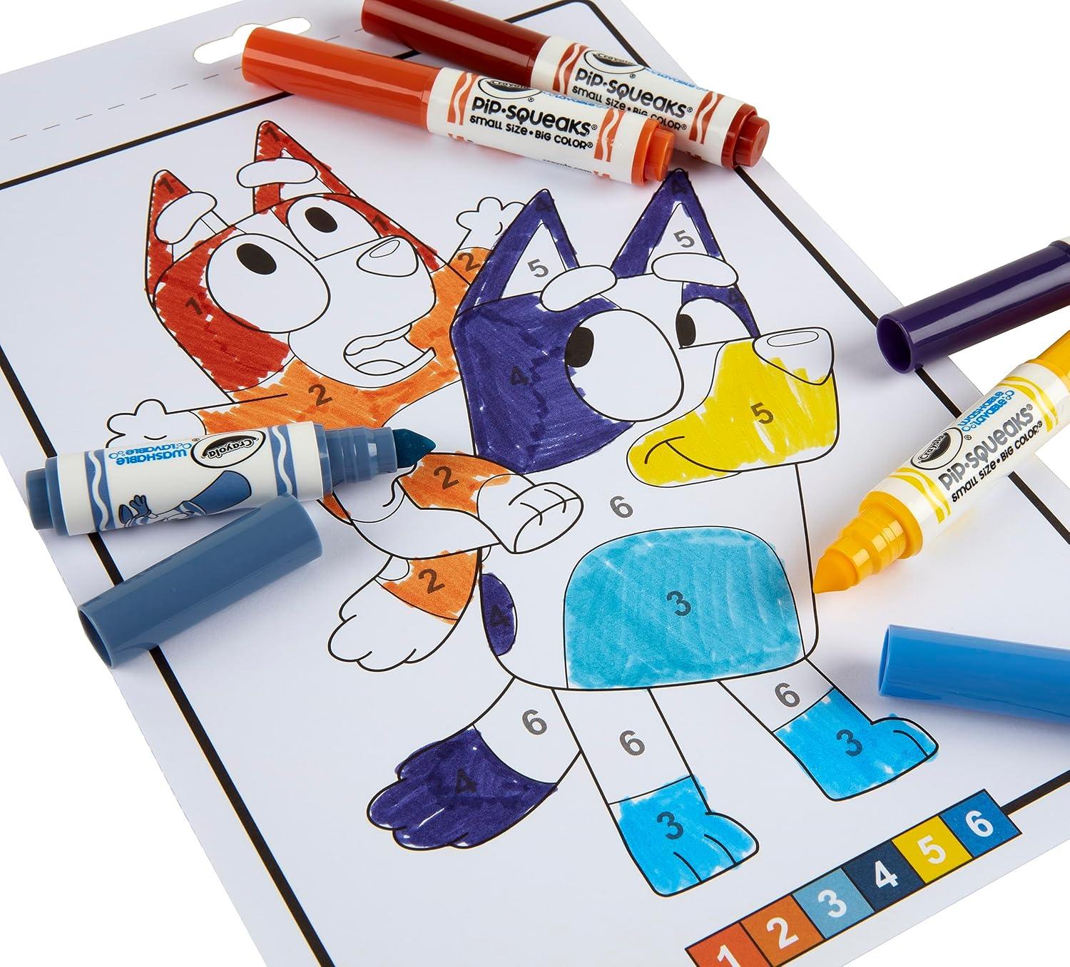 Crayola Color By Number Pad Bluey CY04-2776G - Image 2