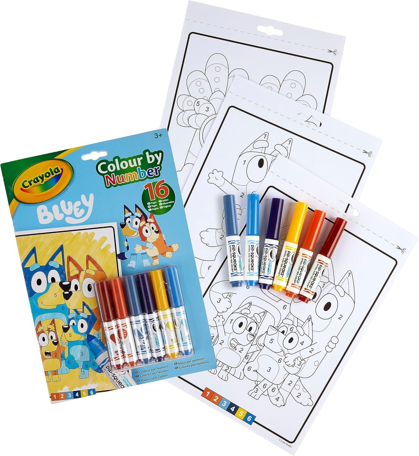 Crayola Color By Number Pad Bluey CY04-2776G - Image 3