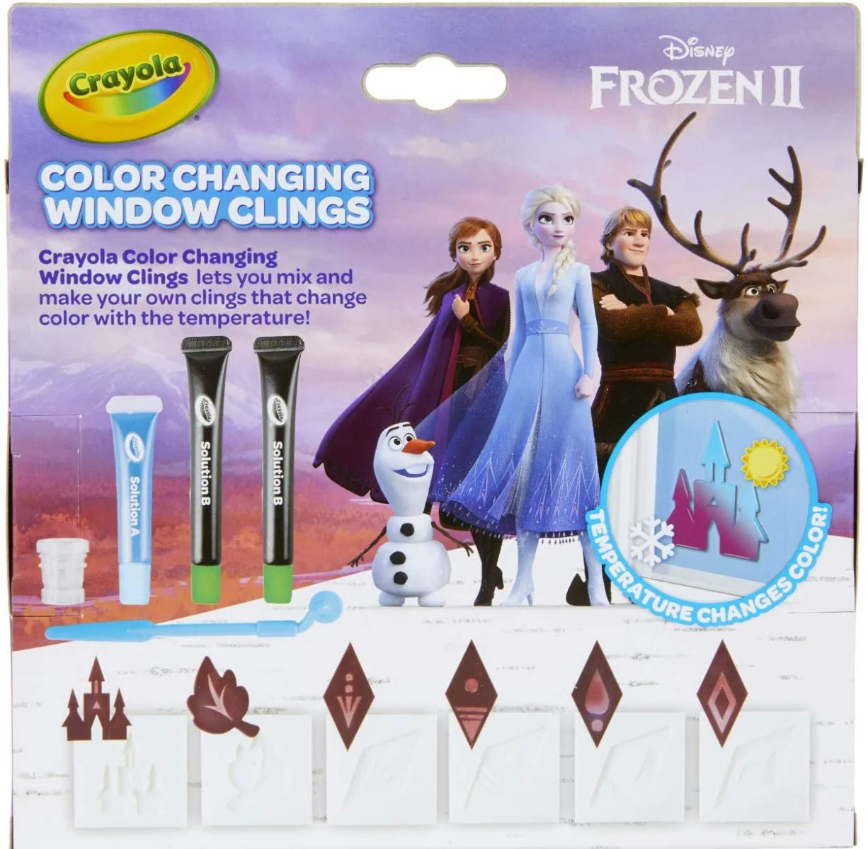 Crayola Color Changing Window Clings Frozen 2 23-2102 - Image 5