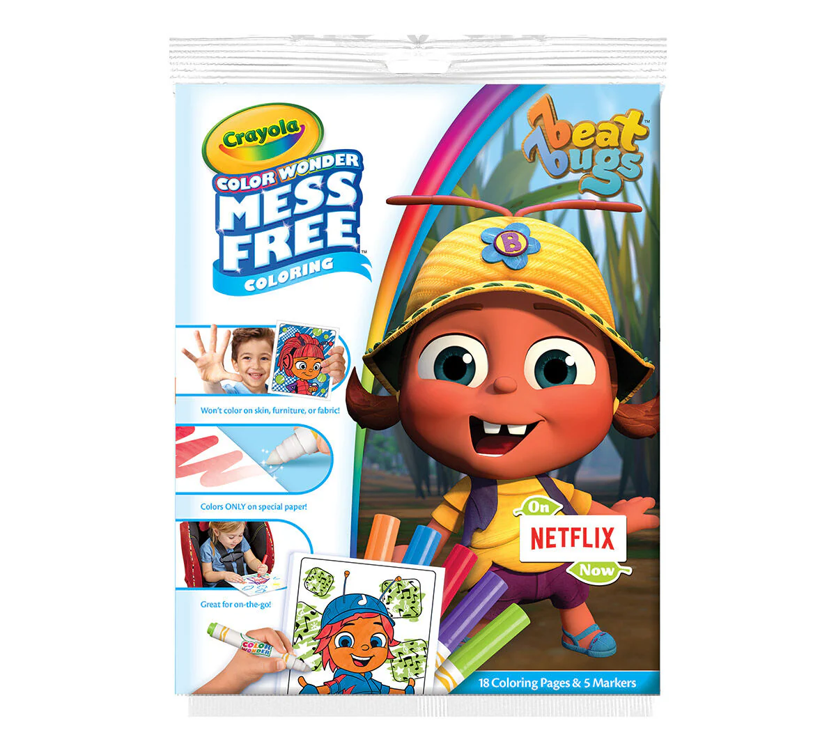 Crayola Color Wonder Coloring Kit Beat Bugs