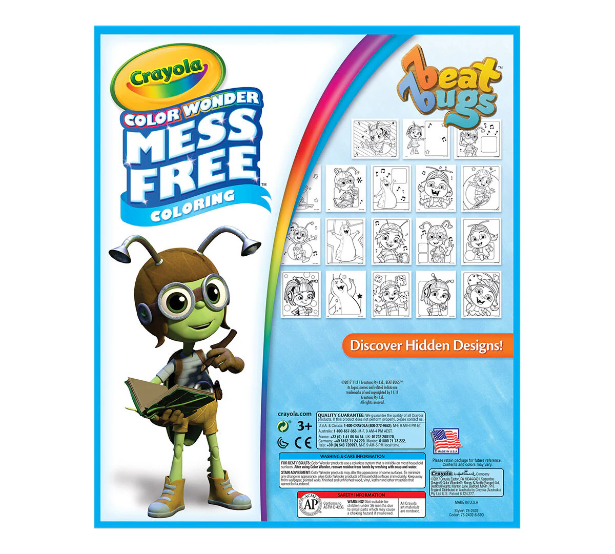Crayola Color Wonder Coloring Kit Beat Bugs - Image 2