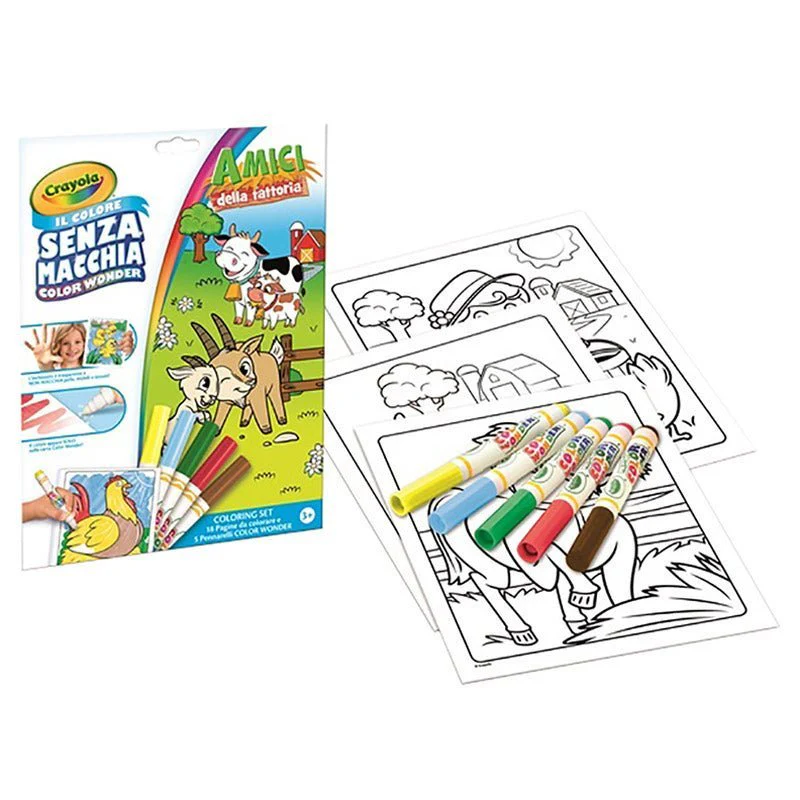 Crayola Color Wonder Mess Free Colouring Animal Friends CY75-2817 - Image 2