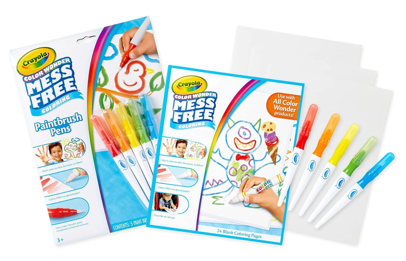 Crayola Color Wonder Mess Free Paintbrush Pens - Image 2