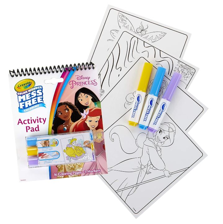 Crayola Color Wonder Mess Free Princess Coloring and Activity Pad - Image 2