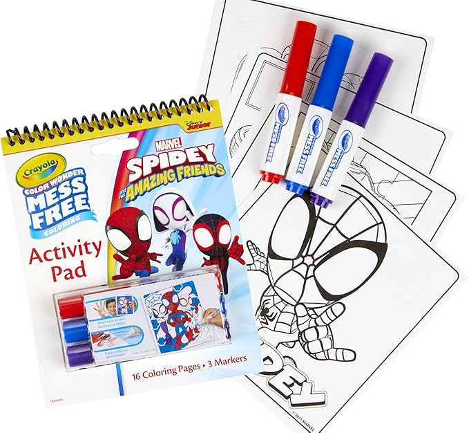 Crayola Spidey And Friends Color Wonder Activity Pad - Image 2
