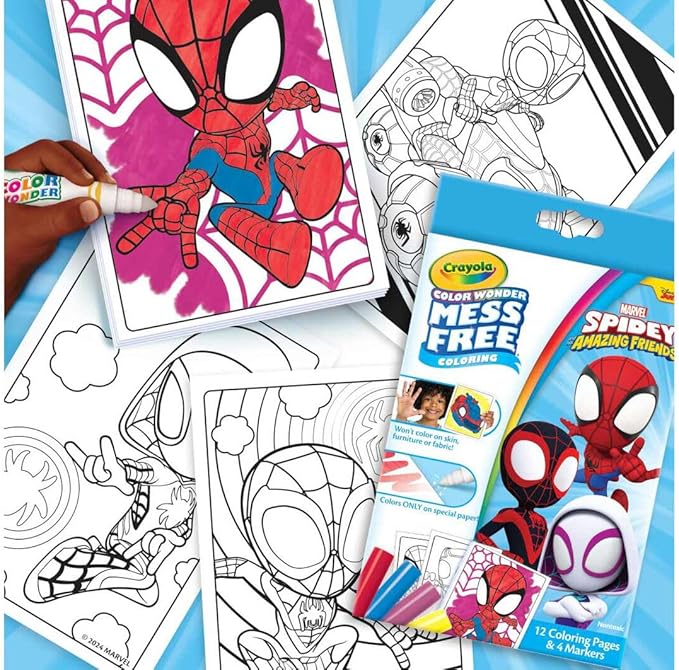 Crayola Color Wonder Spidey And His Amazing Friends Mini Box Set - Image 2