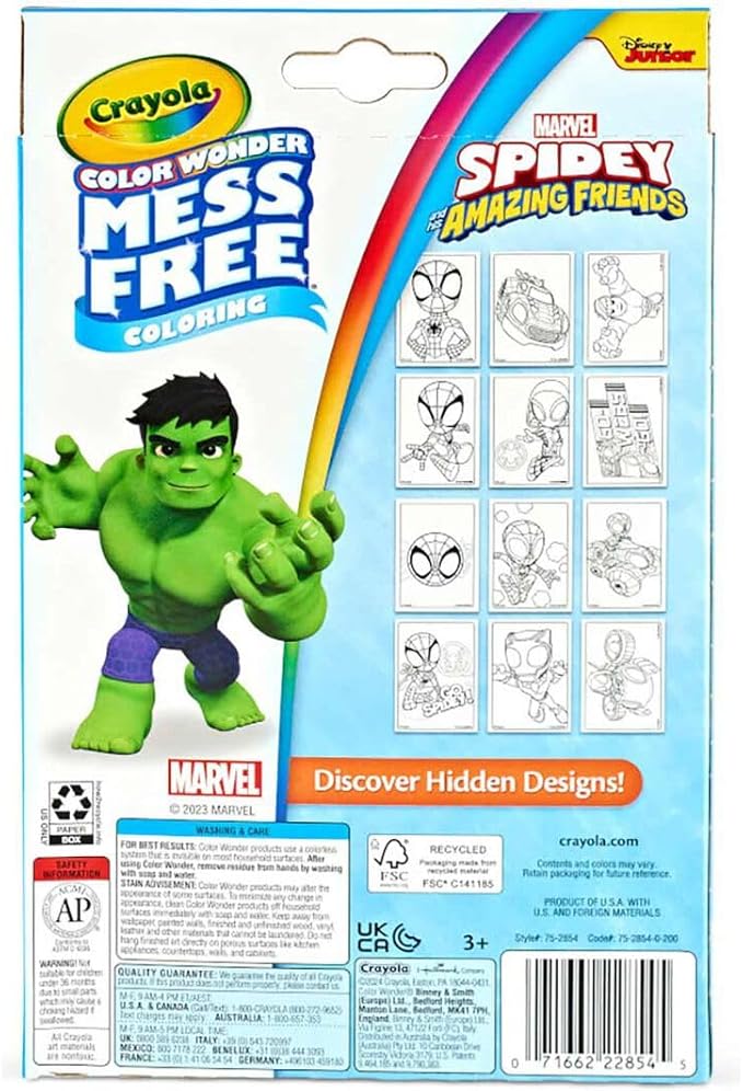 Crayola Color Wonder Spidey And His Amazing Friends Mini Box Set - Image 4