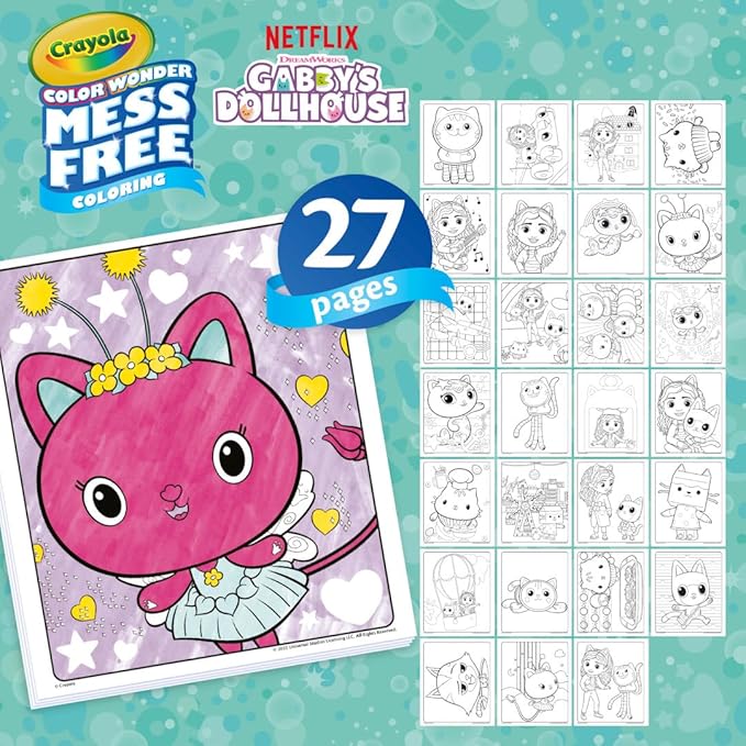 Crayola Color Wonder Set Gabby's Dollhouse CY75-2861 - Image 4