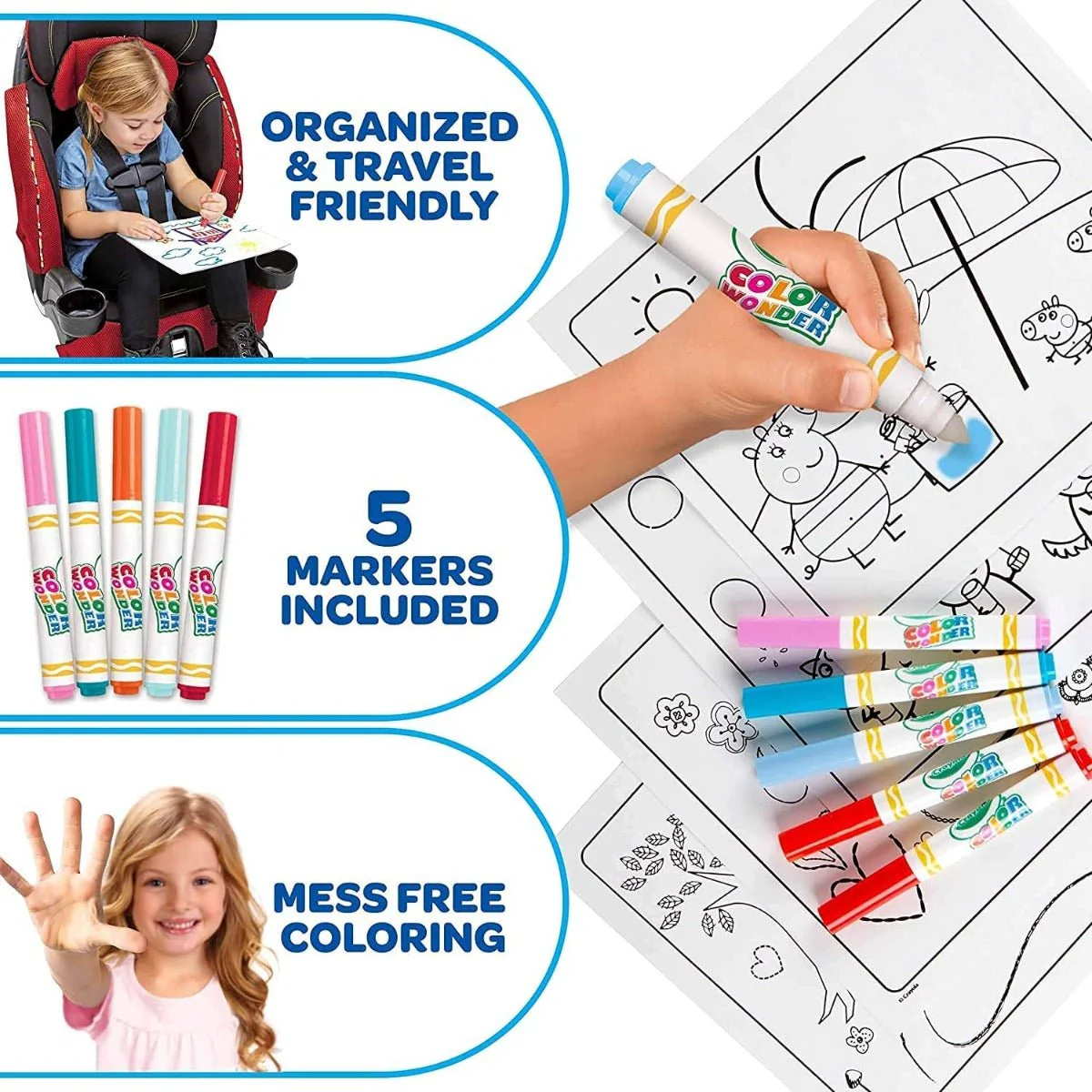 Crayola Color Wonder Set Mess Free Colouring Once Upon A Time CY75-2816 - Image 3