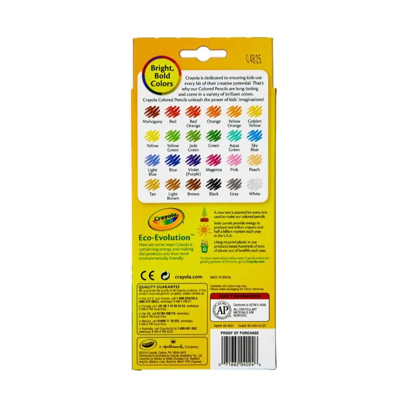 Crayola Colored Pencils 24 Pkg Long 68-4024 - Image 2