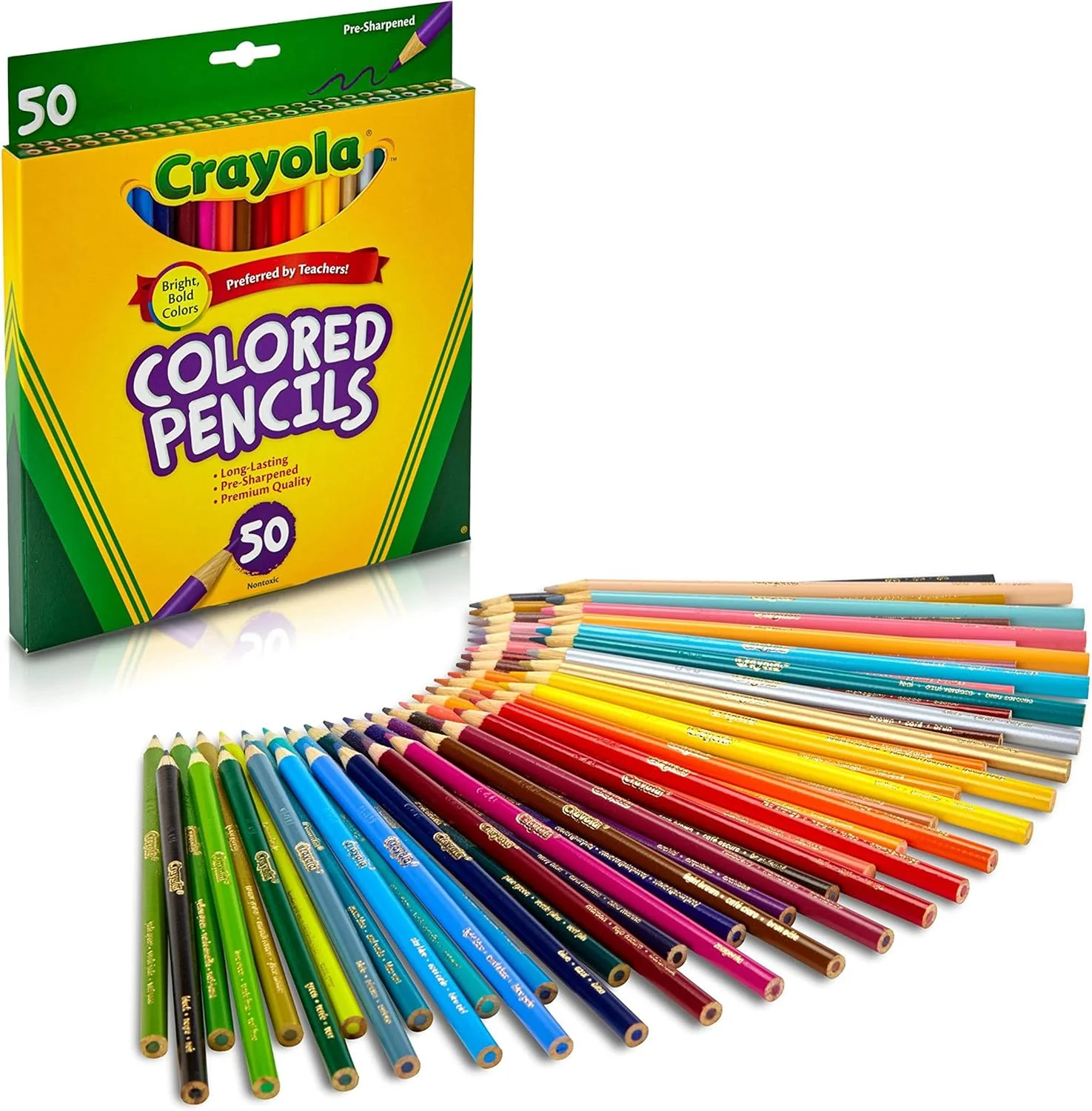 Crayola Colored Pencils 50ct CY68-4050 - Image 8