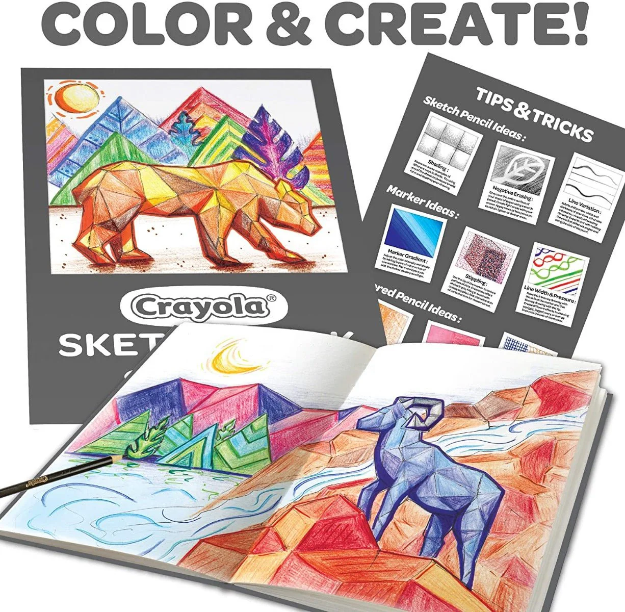 Crayola Coloring and Sketching Set 04-1050 - Image 5