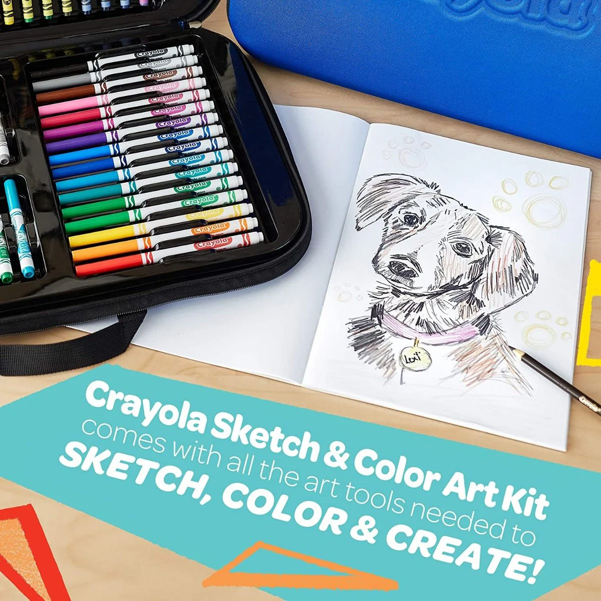 Crayola Coloring and Sketching Set 04-1050 - Image 6