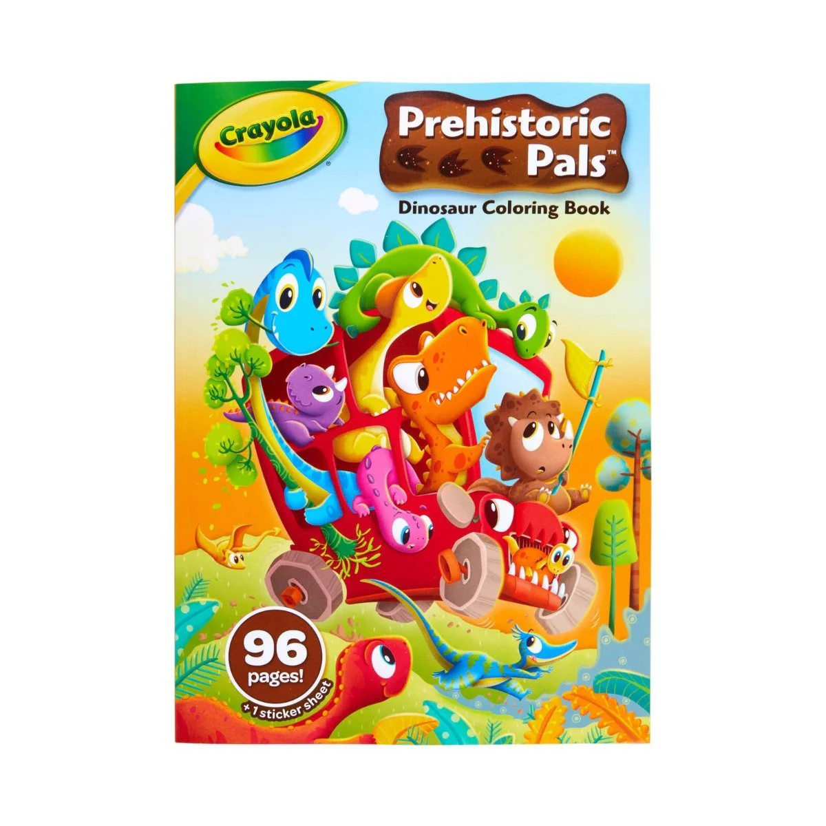 Crayola Coloring Book Prehistoric Pals Dinosaur 96pg CY04-0718