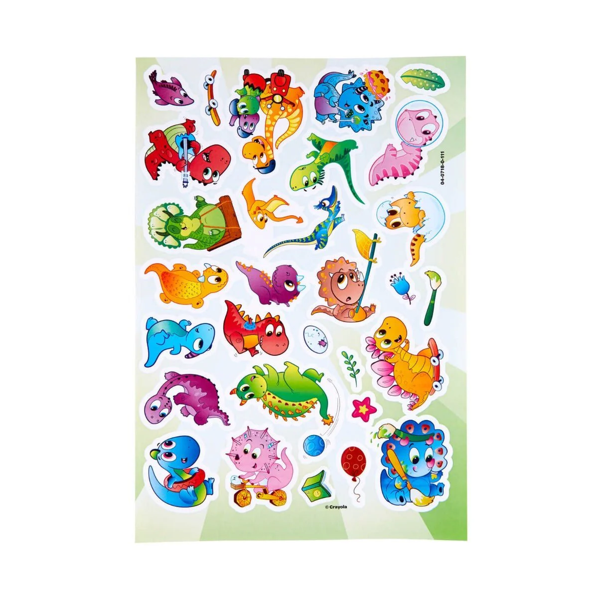Crayola Coloring Book Prehistoric Pals Dinosaur 96pg CY04-0718 - Image 4