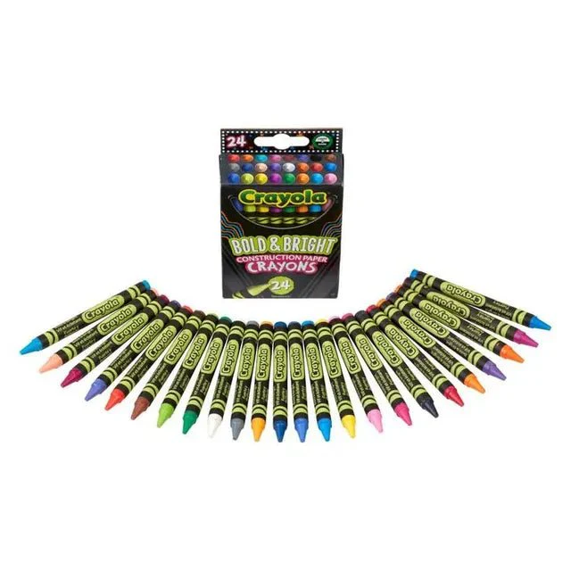 Crayola Colors Of The World 24ct Crayola Construction CY52-3463Paper Crayons - Image 2