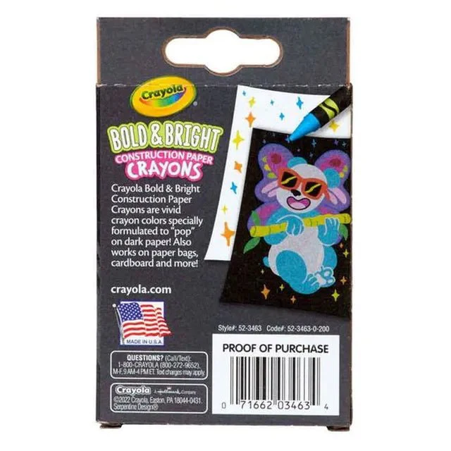 Crayola Colors Of The World 24ct Crayola Construction CY52-3463Paper Crayons - Image 6